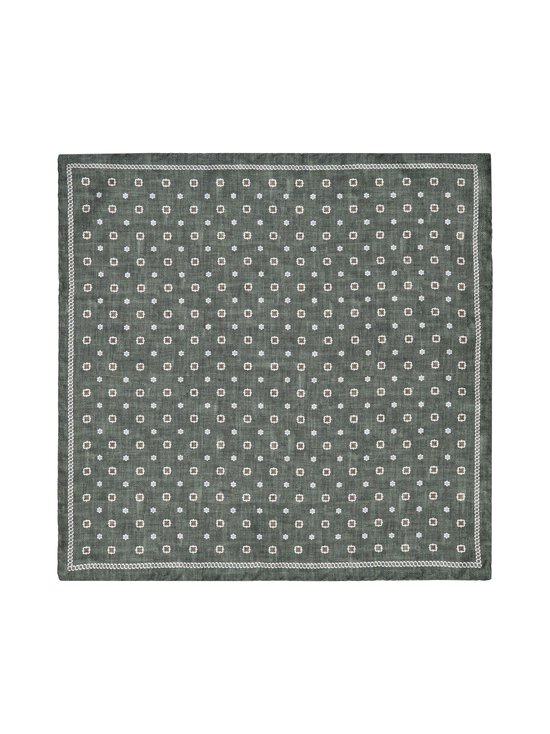 Stockholm Kravatt - Siidist taskurätik Small Print - 21 GREEN | Stockmann - photo 1
