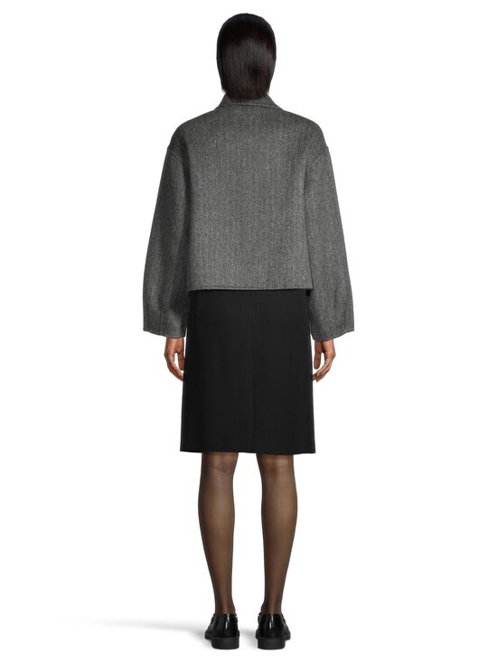 by TiMo - Tailored- lyhyt villakangastakki - 040 - GREY MELANGE - photo 3 by TiMo - Tailored- lyhyt villakangastakki - 040 - GREY MELANGE | Stockmann - photo 3