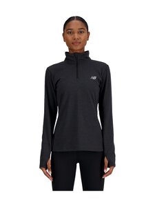 New Balance - Sport Essentials Space Dye Quarter Zip krekls - BKH BLACK HEATHER | Stockmann