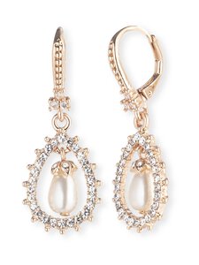 Marchesa - Kõrvarõngad Pearl Drop - GLD/WHITE | Stockmann