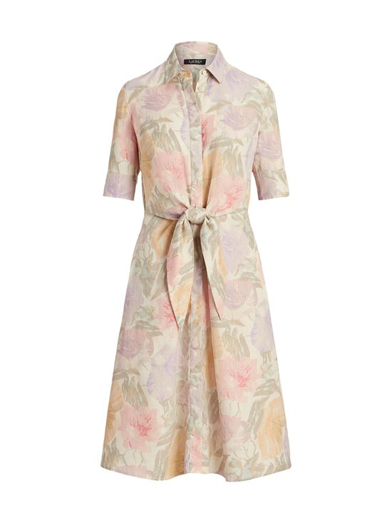 Lauren Ralph Lauren – Wakana elbow sleeve -pellavamekko