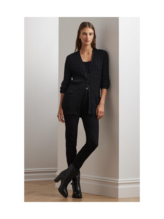 Lauren Ralph Lauren - Palmikkoes kardigan Taibert - BLACK - photo 5 Lauren Ralph Lauren - Palmikkoes kardigan Taibert - BLACK | Stockmann - photo 5