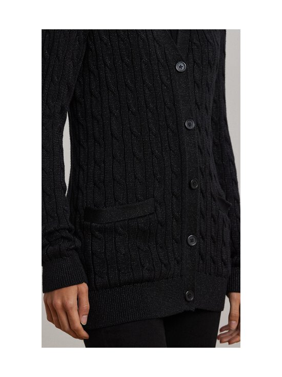 Lauren Ralph Lauren - Palmikkoes kardigan Taibert - BLACK - photo 8 Lauren Ralph Lauren - Palmikkoes kardigan Taibert - BLACK | Stockmann - photo 8