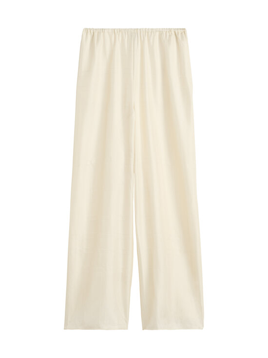 TOTEME - Monogram Silk -pyjamahousut - 055 CREAM | Stockmann - photo 1
