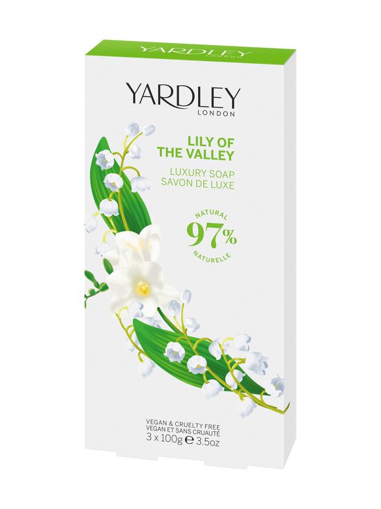 Yardley - English Lily of the Valley -palasaippua, 3x100 g - NOCOL | Stockmann - photo 1