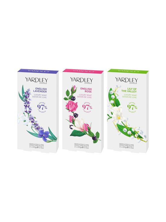 Yardley - English Lily of the Valley -palasaippua, 3x100 g - NOCOL | Stockmann - photo 2