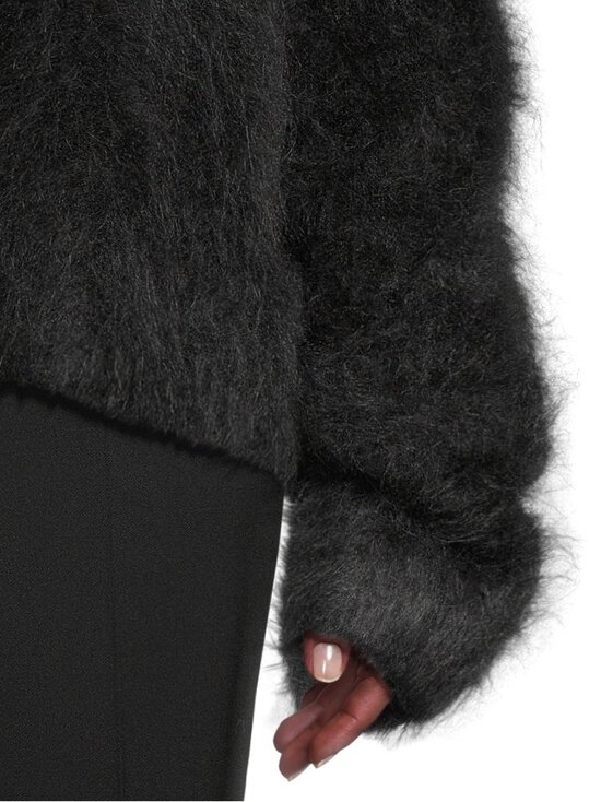 TOTEME - Boxy Alpaca -neulepusero - 001 BLACK | Stockmann - photo 5