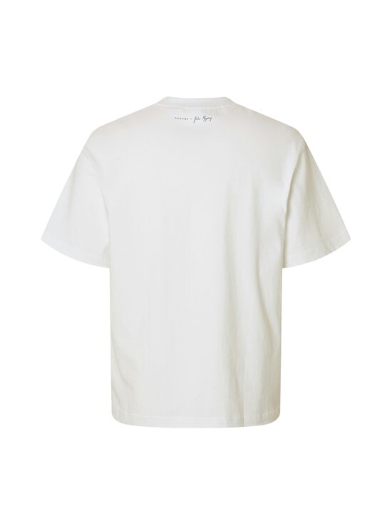 Selected - SlhRelaxDarius t-paita - BRIGHT WHITE PRINT:FOG | Stockmann - photo 2