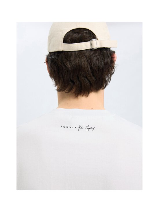 Selected - SlhRelaxDarius t-paita - BRIGHT WHITE PRINT:FOG | Stockmann - photo 6