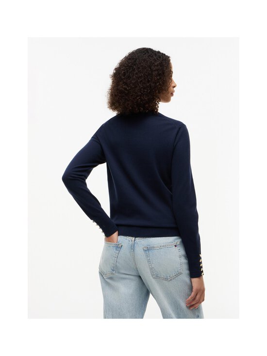 Tommy Hilfiger - Jersey Stitch -neulepusero - C1G DARK NIGHT NAVY | Stockmann - photo 4