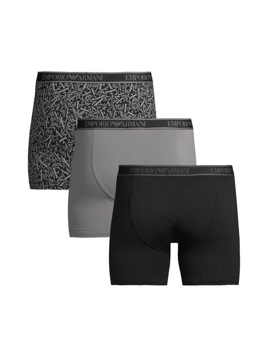 Emporio Armani - Bokseršorti 3 iepak. - MC198 BLK/BLK-SHADE/SHADE - photo 2 Emporio Armani - Bokseršorti 3 iepak. - MC198 BLK/BLK-SHADE/SHADE | Stockmann - photo 2