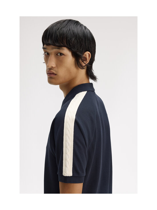 Fred Perry - Cable Taped -pikeepaita - NAVY | Stockmann - photo 6