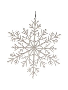 Weiste - Diamond Silver Snowflake  -joulukoriste 110 mm - SILVER | Stockmann
