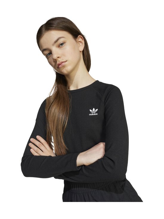 adidas Originals - Rib Cropped -trikoopaita - JW2597 BLACK/WHITE - photo 5 adidas Originals - Rib Cropped -trikoopaita - JW2597 BLACK/WHITE | Stockmann - photo 5