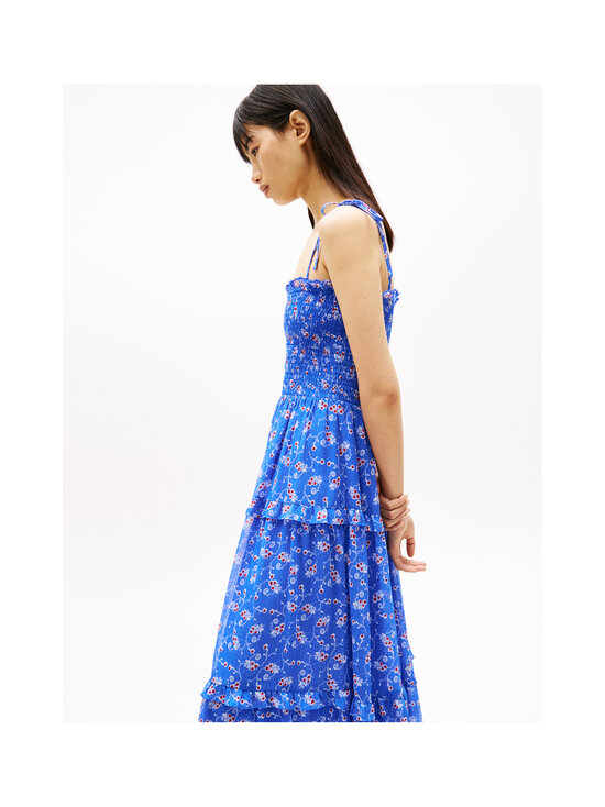 Tommy Jeans - Printtikuvioitu sifonkinen maksimekko - C6H EMPIRE BLUE AOP | Stockmann - photo 3