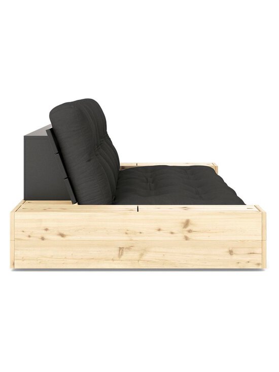 Karup - Base-futonsohva laatikoilla dark grey/musta L 244 cm - GREY | Stockmann - photo 3