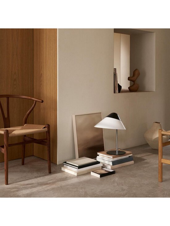 Carl Hansen&Son - HJW02 Opala Midi -pöytävalaisin - KROMI,MUSTA,VALKOINEN | Stockmann - photo 12