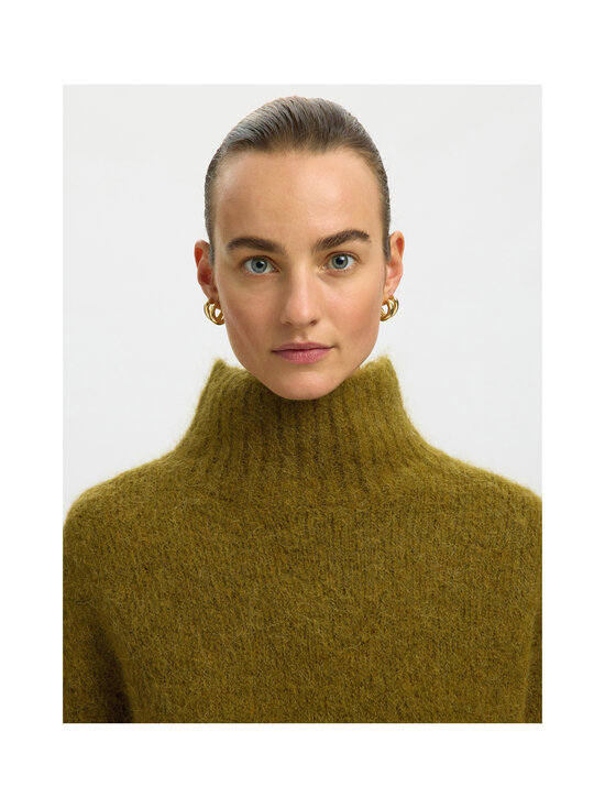 Selected - SlfGabriella High Neck džemperis - FIR GREEN | Stockmann - photo 5