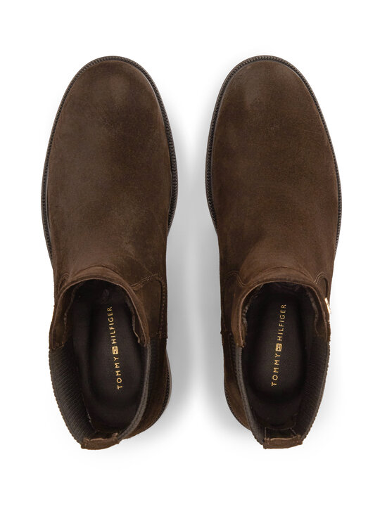 Tommy Hilfiger - Enamel Flag -mokkanahkanilkkurit - GUG FONDANT BROWN | Stockmann - photo 4