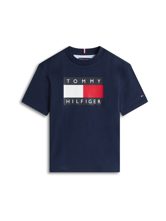 Tommy Hilfiger - Heritage Printed Flag t-krekls - C1G DARK NIGHT NAVY | Stockmann - photo 1