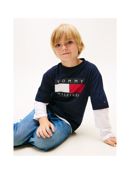 Tommy Hilfiger - Heritage Printed Flag t-krekls - C1G DARK NIGHT NAVY | Stockmann - photo 4