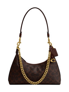 Coach - Coated Canvas Signature Juliet -olkalaukku - B4/MAPLE MAPLE | Stockmann