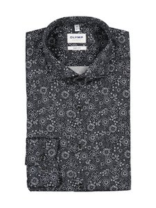 Olymp - Triiksärk Body Fit Flower Print - 63 SILBERGRAU | Stockmann