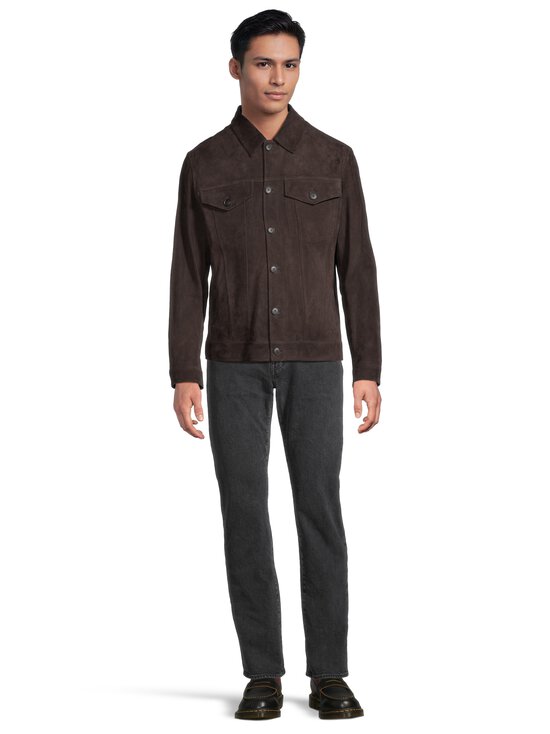 BOSS - Merak-mokkanahkatakki - 207 DARK BROWN | Stockmann - photo 2