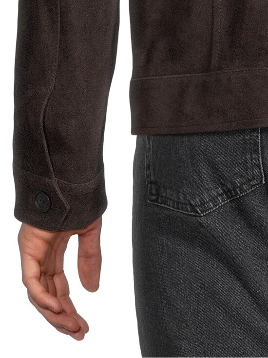 BOSS - Merak-mokkanahkatakki - 207 DARK BROWN | Stockmann - photo 6