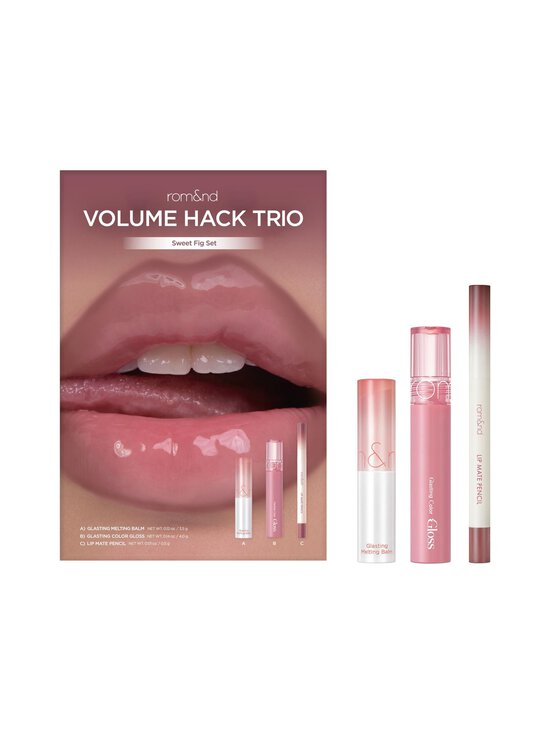 Rom&nd - Volume Hack Trio Sweet Fig Set -huulimeikkipakkaus - SWEET FIG | Stockmann - photo 2