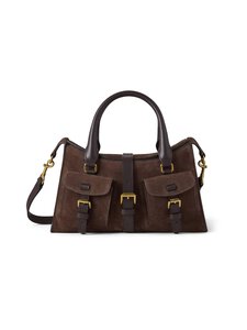 Mulberry - Small Roxanne Suede -käsilaukku - F614 CHOCOLATE | Stockmann