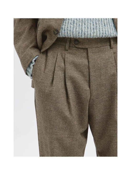 Selected - SLHRelaxed Milo Wool Blend -housut - MOREL CHECKS:HOUNDSTOOTH | Stockmann - photo 5