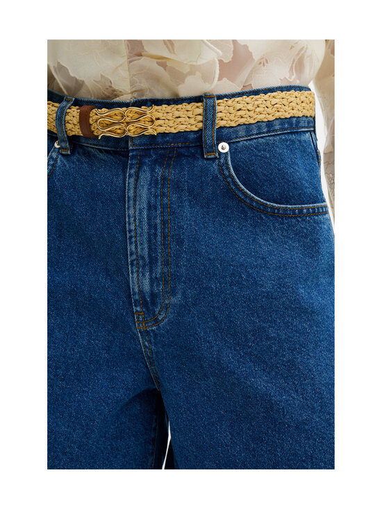 Malina - Solene High Rise -farkkushortsit - 12076 DARK BLUE WASH | Stockmann - photo 4