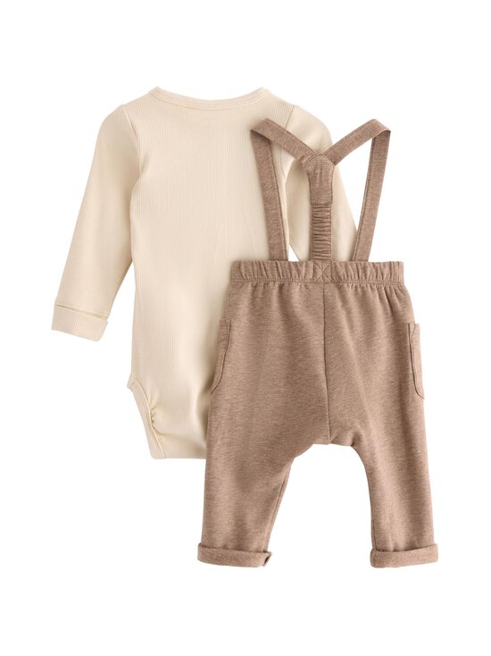 Lindex - Bodysuit And Trousers apģērbu komplekts - 1230 LIGHT BEIGE | Stockmann - photo 2