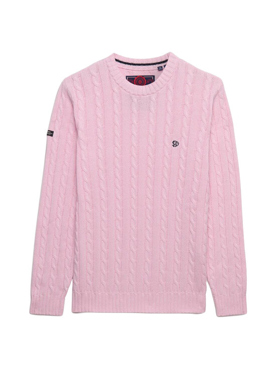Superdry - Cotton Crew -palmikkoneule - 3KI MONTAUK PINK | Stockmann - photo 1