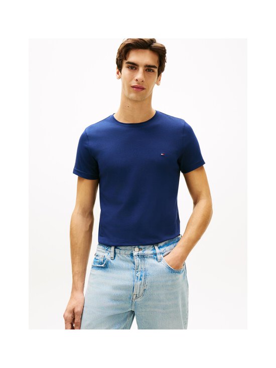Tommy Hilfiger - Stretch Slim Fit t-paita - DCC CARBON NAVY | Stockmann - photo 5