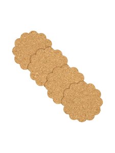 Casa Stockmann - Canela glāžu paliktņi 4 gab. - NATURAL CORK Casa Stockmann - Canela glāžu paliktņi 4 gab. - NATURAL CORK | Stockmann