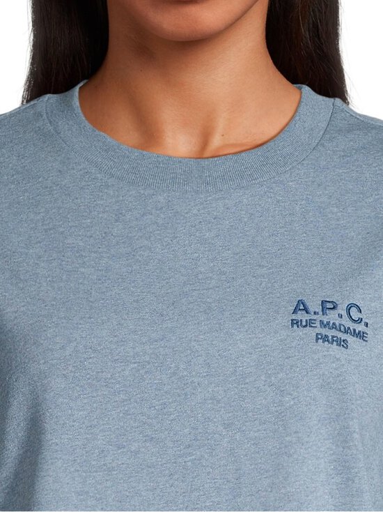 A.P.C - Standard Rue Madame t-krekls - BLEU GRIS CHINE/BLEU | Stockmann - photo 4