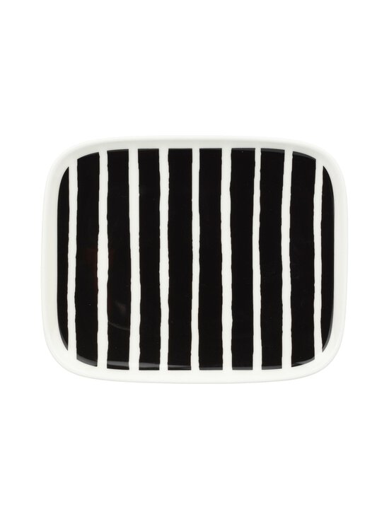 Marimekko - Oiva Piccolo -lautanen 15 x 12 cm - BLACK, WHITE | Stockmann - photo 1