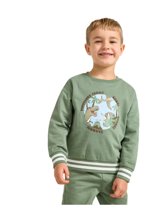 Lindex - Dino Placement -collegepaita - 7672 LIGHT KHAKI | Stockmann - photo 3