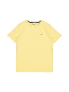 GANT - T-särk Shield - 700 DUSTY LIGHT YELLOW | Stockmann