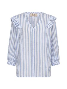 MOS MOSH - MmDebby Stripe -pusero - 835 BRUNNERA BLUE | Stockmann