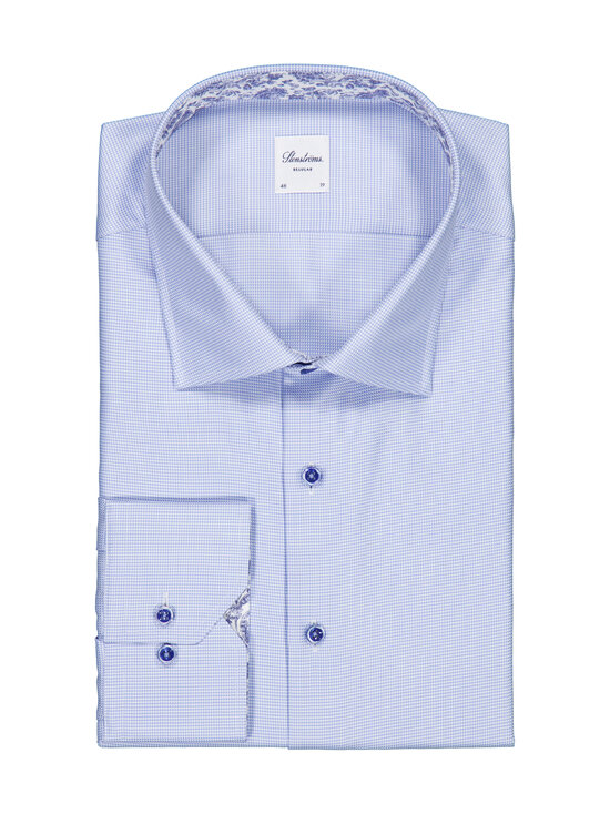 Stenströms - Regular Cuff Contrast -kauluspaita - 110 LIGHT BLUE | Stockmann - photo 1