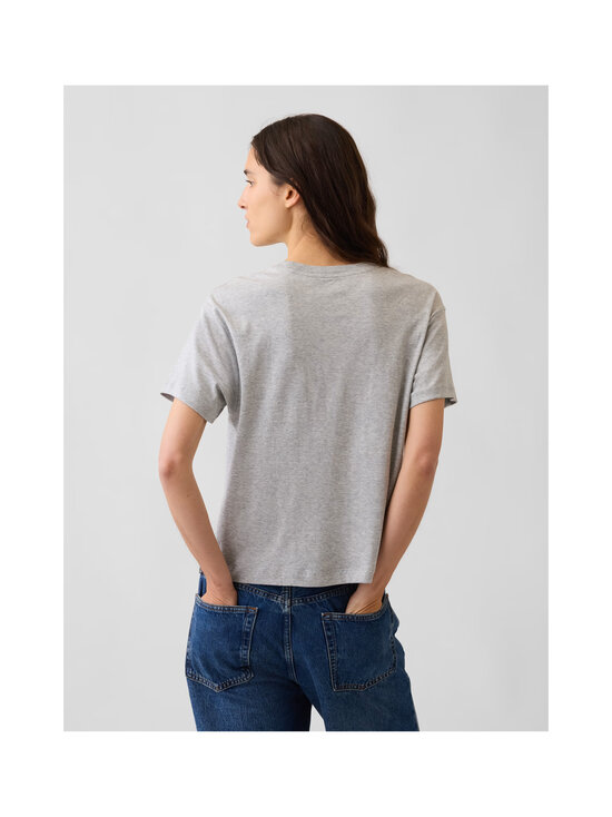 GAP - Supima Editor Crew T-krekls - BC15 LT GREY HEATHER | Stockmann - photo 3