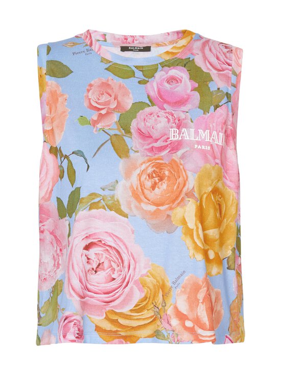 BALMAIN - Vintage Roses Crop -paita - MULTICO - photo 1 BALMAIN - Vintage Roses Crop -paita - MULTICO | Stockmann - photo 1