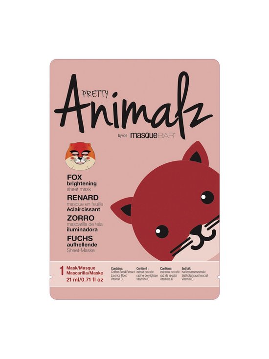 Pretty Animalz Fox Mask -kangasnaamio 21 ml