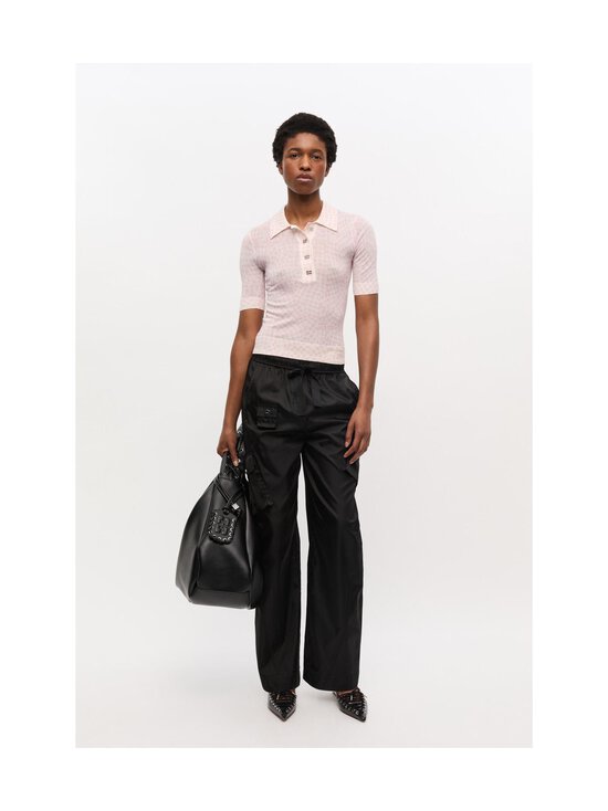 Ganni - Sheer Printed Polo -neulepusero - 038 BLEACHED MAUVE - photo 3 Ganni - Sheer Printed Polo -neulepusero - 038 BLEACHED MAUVE | Stockmann - photo 3
