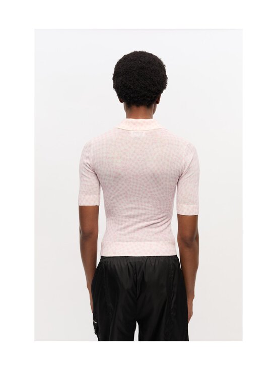 Ganni - Sheer Printed Polo -neulepusero - 038 BLEACHED MAUVE - photo 5 Ganni - Sheer Printed Polo -neulepusero - 038 BLEACHED MAUVE | Stockmann - photo 5
