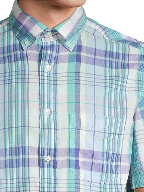 GANT - Colorful Madras -kauluspaita - 468 CAPRI BLUE - photo 5 GANT - Colorful Madras -kauluspaita - 468 CAPRI BLUE | Stockmann - photo 5