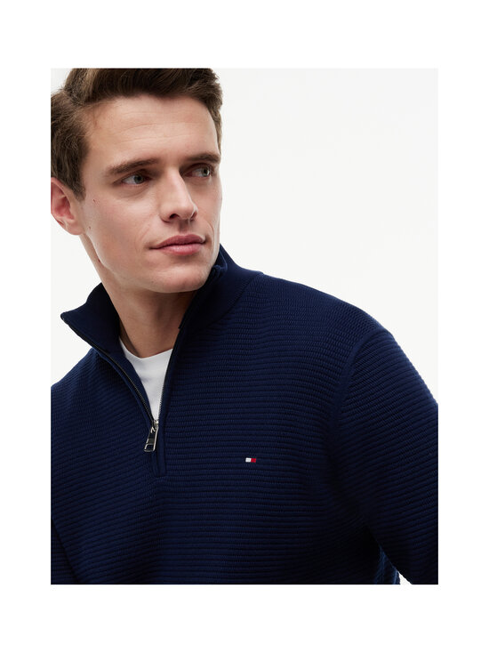 Tommy Hilfiger - Tommy Hilfiger Seasonal Structure Zip Mock džemperis - DCC CARBON NAVY | Stockmann - photo 5
